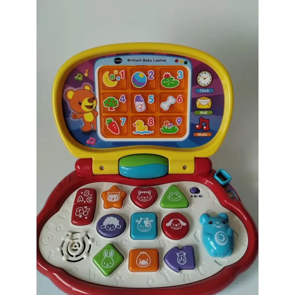 VTech Brilliant Baby Laptop Learning Toy Rattle Lights and Sounds